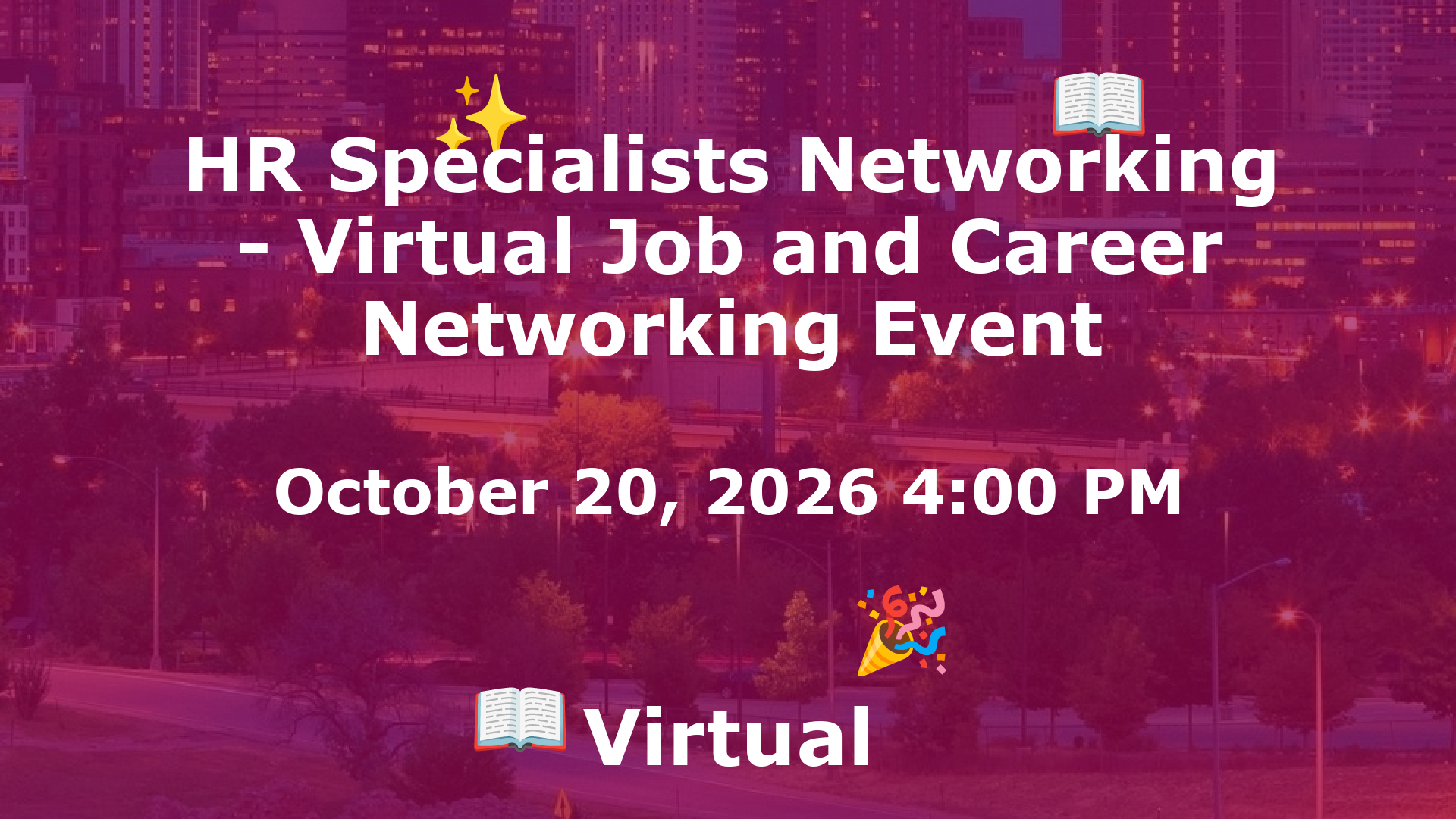 HR Specialists Networking - Virtual Job and Career Networking Event event image